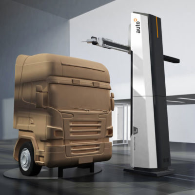 Clay Fräsanlage Automobilindustrie Detailansicht