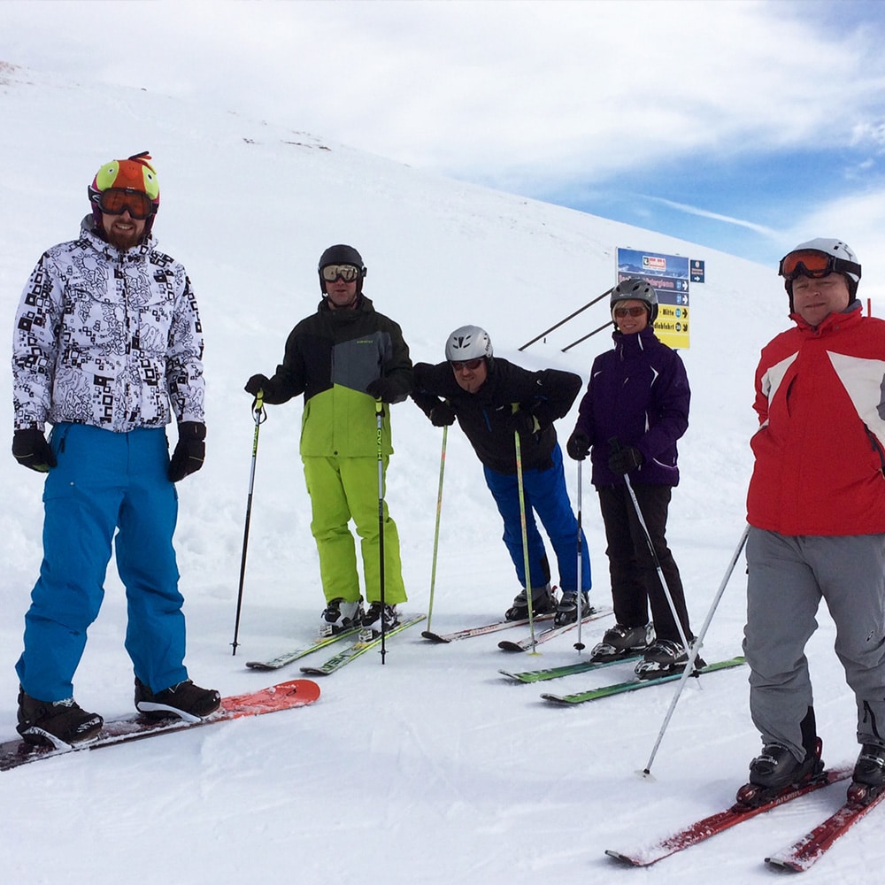 Skiausflug bei Schinko