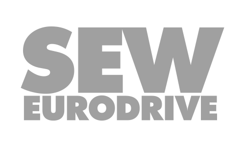 SEW EURODRIVE logo in bold gray letters, with 'SEW' large on top and 'EURODRIVE' below in all caps.
