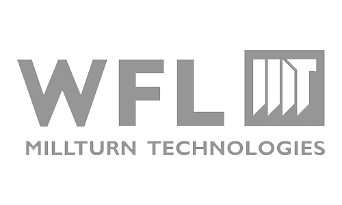 WFL Millturn Technologies logo with bold 'WFL' text and a gray square emblem containing stylized vertical elements.